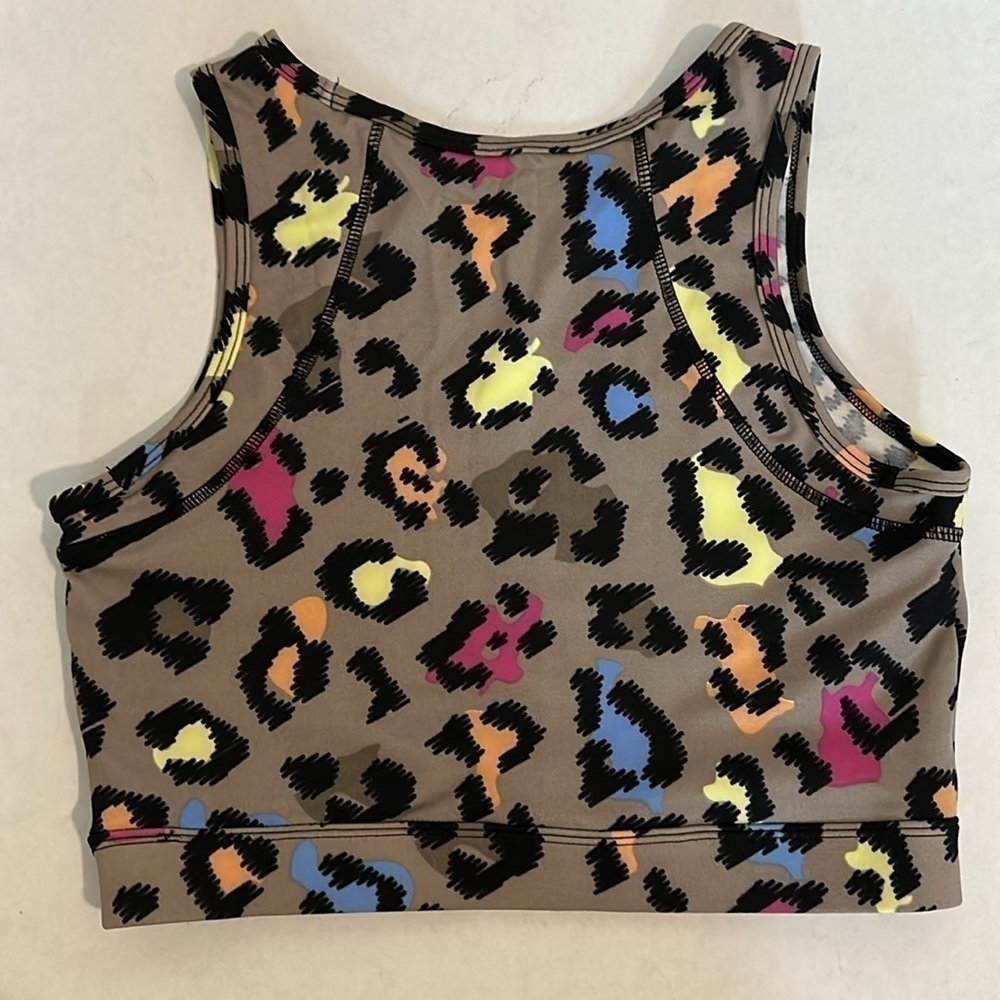 POP fit Emma colorful leopard size Medium NWOT - Picture 2 of 11